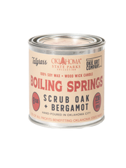 Boiling Springs - 8 oz Soy Wax Candle: Oklahoma State Parks Collection